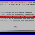 Mise à jour du PHP.ini Mise à jour du PHP.ini